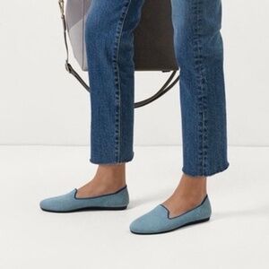 Rothy’s The Loafer in Tide Pool Blue Women’s Flat Slip On
